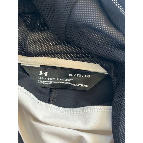 Under Armour Storm Loose Pullover Anorak Jacket Womens Size XL White Half Zip - Picture 3 of 16